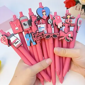 20/30pcs Nurse Doctor Gel Pen, Medical Record Pen, Nurse Day Gift, Mixed Colors, Random Styles, Ideal for Nurses, Medical Assistants, Students, Nurse Pens, Gel Pen Set