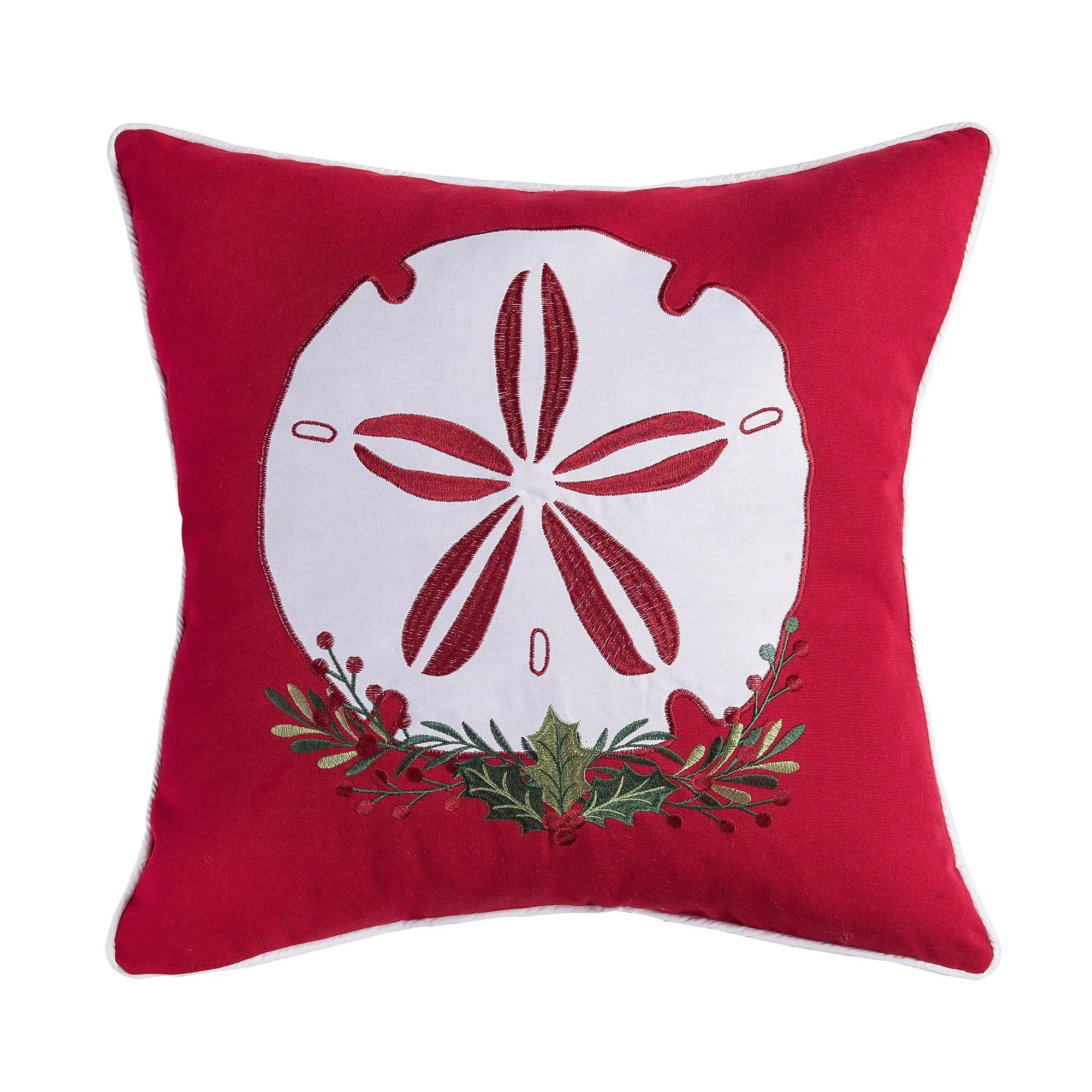 Sea Life Sand Dollar Pillow by Valerie