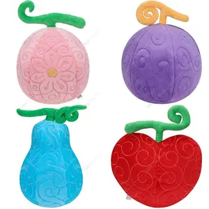 One Piece Devil Fruit Plush Toy Anime Robin Flower-Flower Luffy Gum-Gum Chopper Op-Op Edward Teach Tremor-Tremor Stuffed Peluche