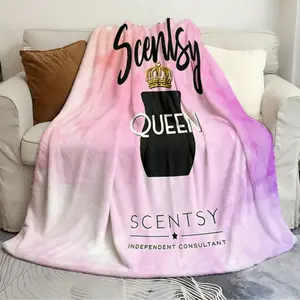 Flannel blankets Scentsy 1853 Stylish blankets Soft and cozy flannel blanket for home and travel bedding birthday gift