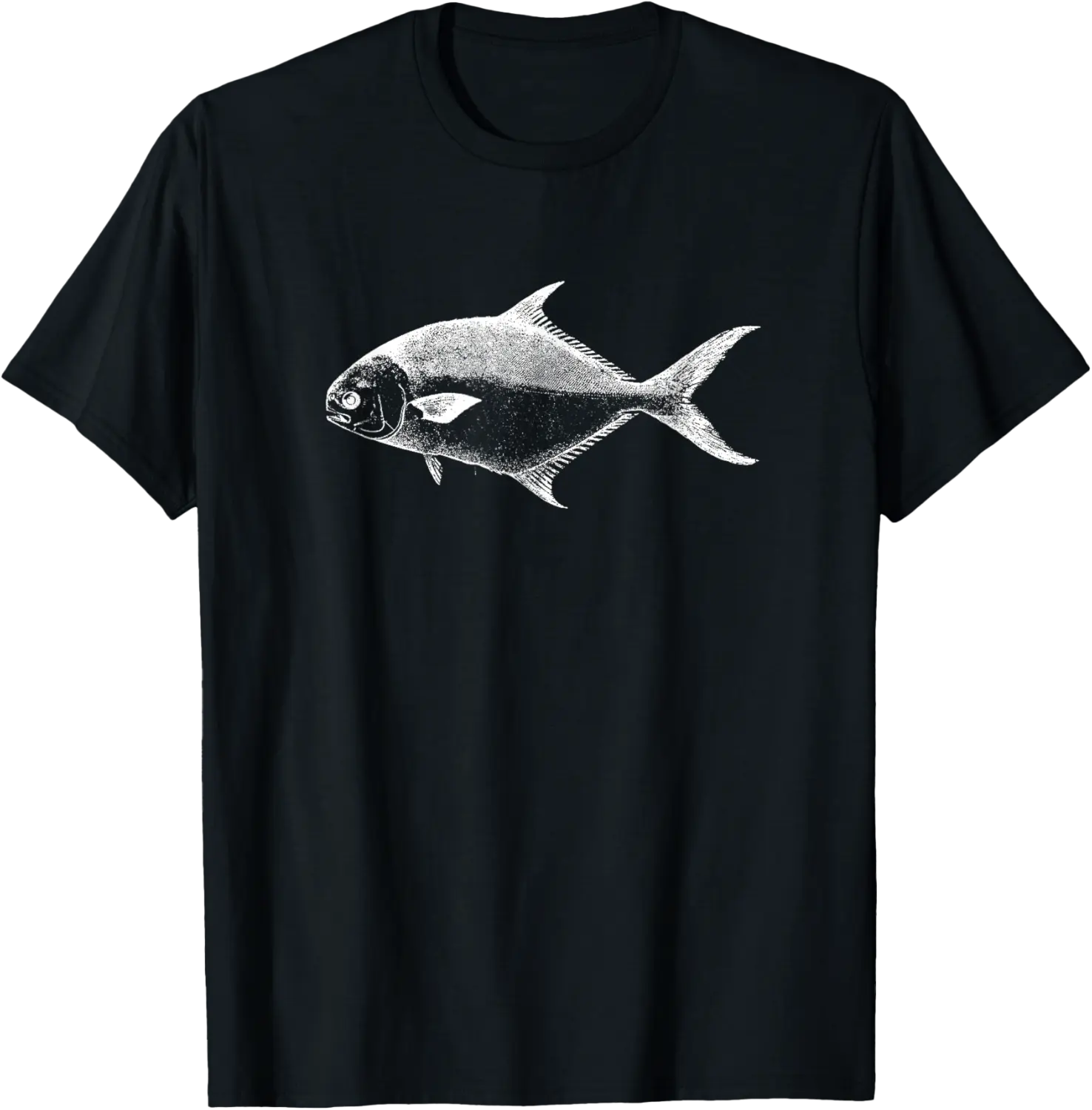 Pompano Tshirt Deep Sea Fishing Ocean Marine Benthic Fish T-Shirt - Briannama Shop 59B0D361S79J