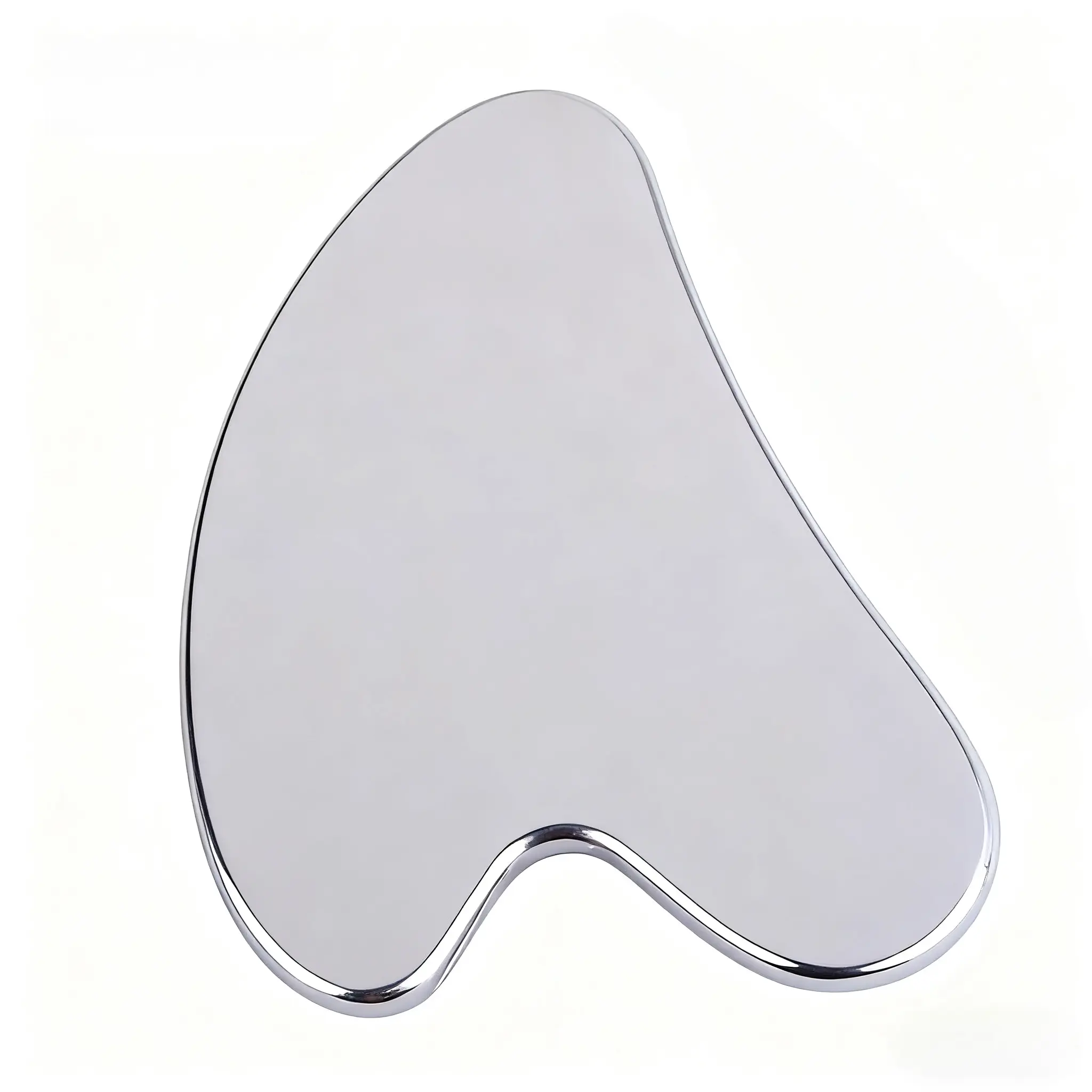 Stainless Steel Gua Sha Tool, Heart-Shaped Facial Massager for Body, Eye & Neck, Portable Muscle Relaxation Scraping Board, All