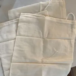3Pcs/Set Reusable Cheesecloth Straining Bags, Ideal for Coffee & Nut Milk, Lightweight Squeezable Washable Filter, Kitchen Gadgets, Kitchenware