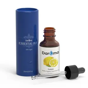 DAROMA Single Essential Oil, Aromatherapy Oils for Diffusers, 100% Pure Steam Distilled Premium Natural Oils for Yoga, Office, Home and DIY, Perfect for Relaxation, Premium Glass Dropper 20ML Aromatherapy, Aromatherapy Wellness Healthcare Solution