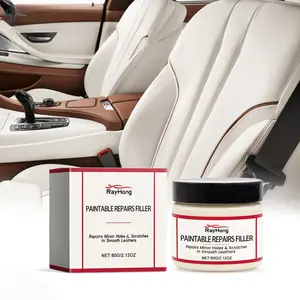 Leather Filler Paste for Car Seat Scratch Repair, Sofa Leather Damage Renovation Patch, Leather Repair Cream for Furniture