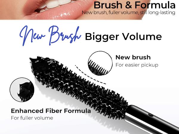 SACE LADY Black Mascara Waterproof Volume Lengthening Smudge-proof Eyelashes Curler Cosmetic Eye Makeup SummerFinds