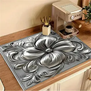 Flower   Design Gas Stove Cooktop Panel Protector Cover, 1 Count  Heat & Scratch Resistant Stove Top Protectors, Multipurpose Cooktop Cover for Flat Top Oven