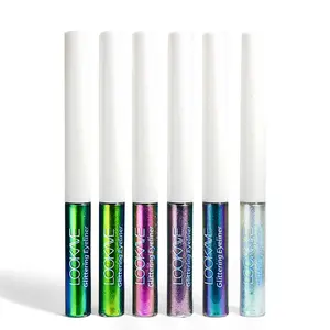 LOOKAVE Chameleon Liquid Smooth Long-lasting Waterproof Sweatproof Pearlescent Glitter Eyeliner Liquid Light Change Eyeshadow Cosmetics