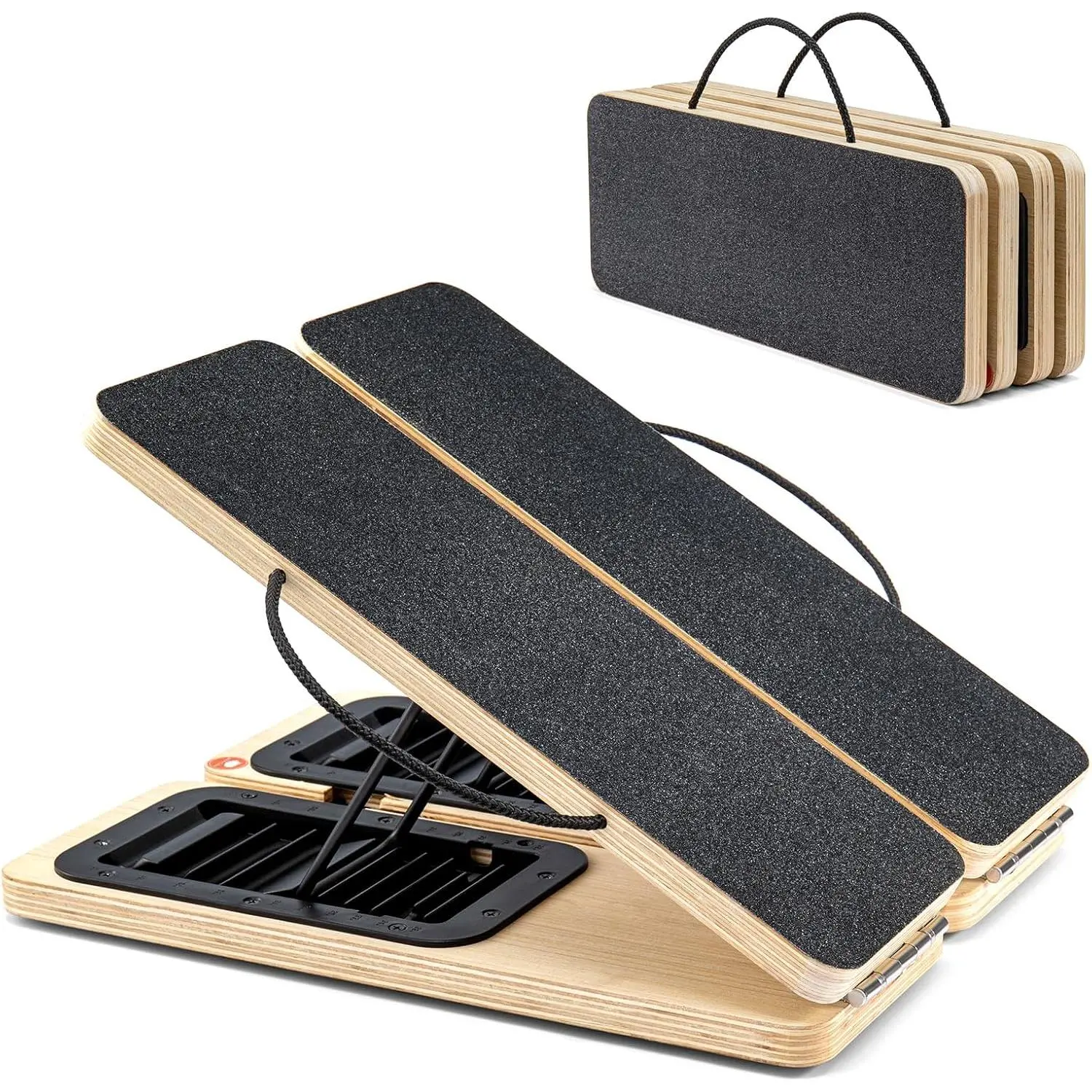 Slant Board,Foldable  Stretcher Board,Cloud Design,Wooden,Stretching Board for Squats,9 Adjustable Slant Board for Knees Ankle Heel Feet Leg,for All