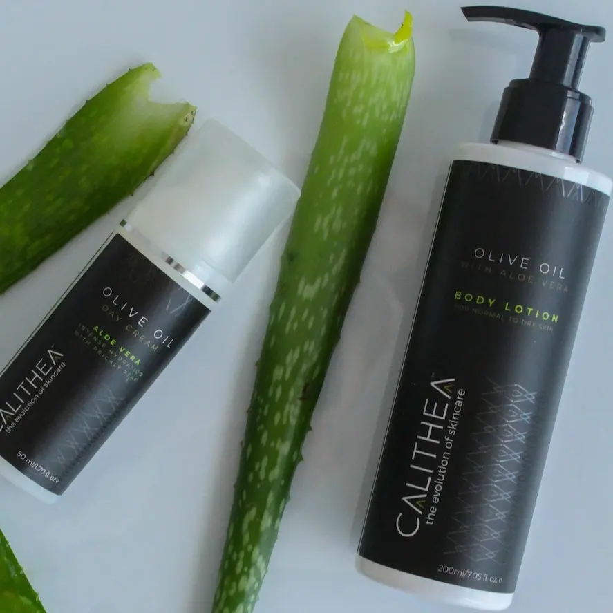 Calithea Olive Oil and Aloe Vera Body Lotion for Supple Smooth Skin - Moisturizing Formula Moisturizer Daily