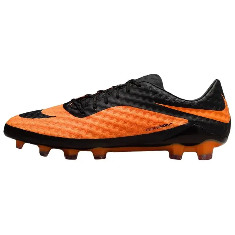 Nike Hypervenom Phantom 1 Football Cleats - Men's & Women's Football Training Footwear with Soft Comfort, Slip-Resistant Durability, Agility Support, Black-Orange Trending & House White Official Styles (Maison Mihara)