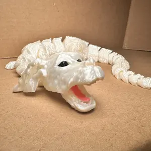 Luck Dragon Falkor 18”- Articulated Flexi Luck Dragon from 90’s Movie- Opening mouth and amentire articulating body with poseable mouth!