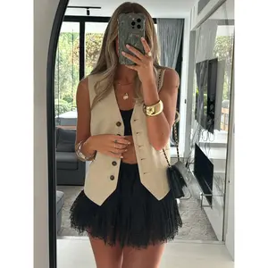 Women Eyelash Lace Trim Short Mini Skirts High Waist Pleated Ruffle Hem Half Slip Underskirts Layered Satin A-Line Skirts Beachwear Y2K Streetwear Party Clubwear Chic Womenswear Loose Fitted Solid Casual Bottoms