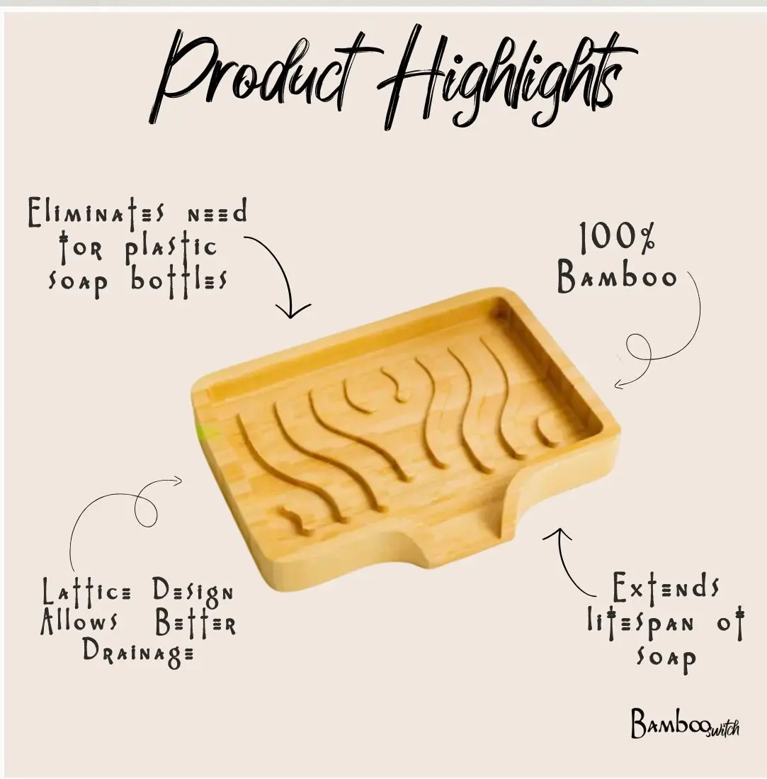 Bamboo Soap Lift | Wavy