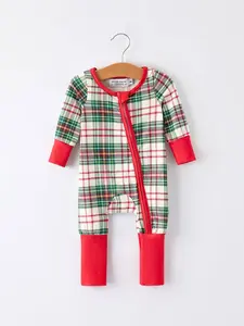 Christmas Plaid Romper