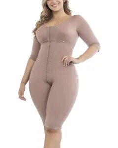 Post-surgical girdle with snap closure and full coverage high-compression 09347