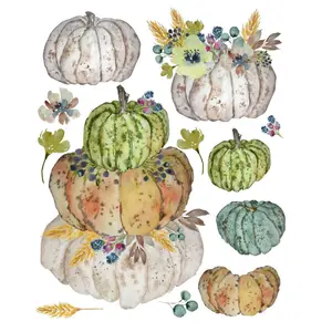 Stacked Heirloom Pumpkins Decoupage Paper - Roycycled Treasures
