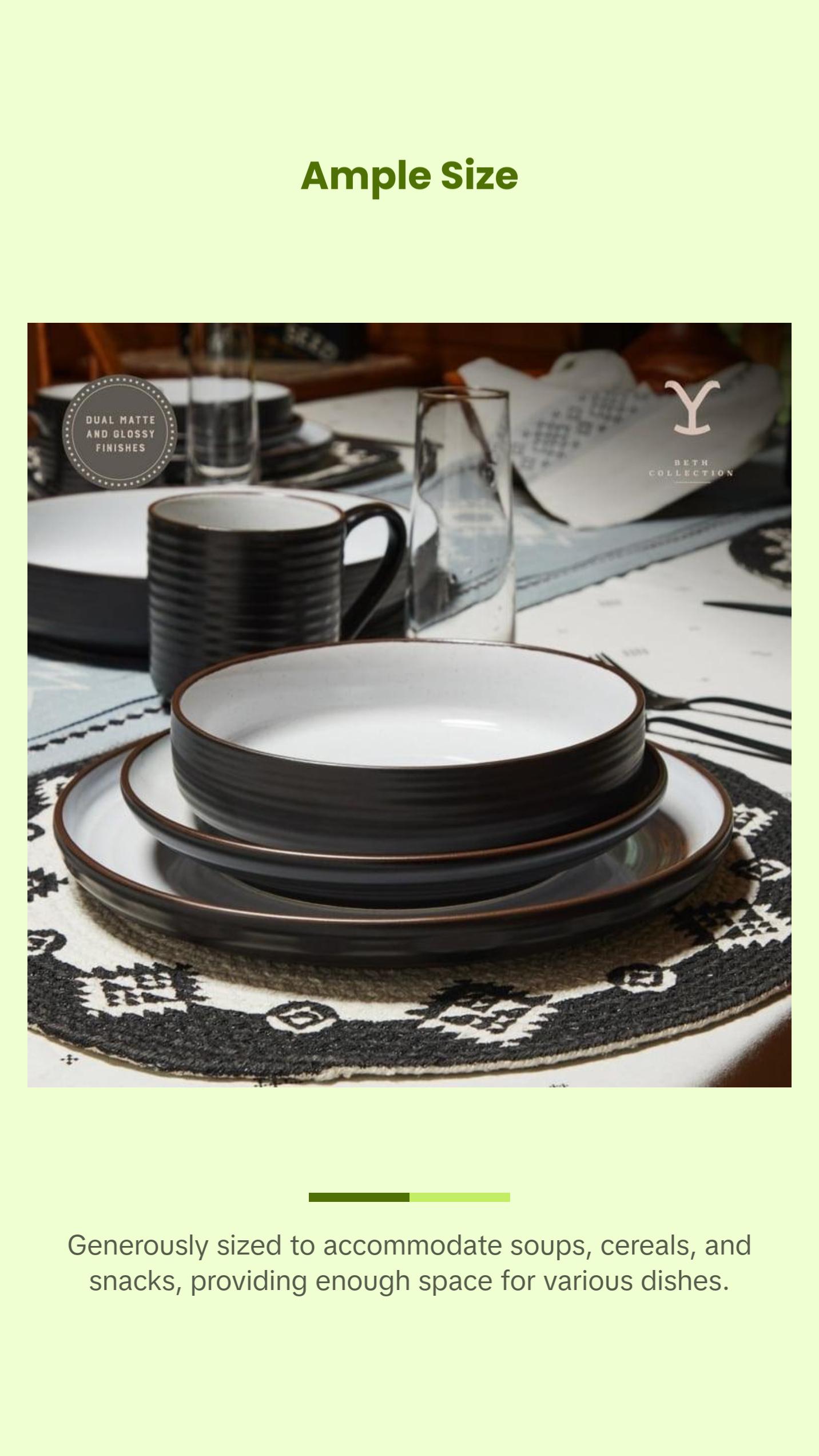 {AUTHENTIC} Yellowstone Ceramic Round Bowl - Beth Collection, Microwave and Dishwasher Safe - Oven yellowstone dinnerware plate bowl {AUTHENTIC} Yellowstone Ceramic Round Bowl - Beth Collection, Microwave and Dishwasher Safe - Oven yellowstone dinnerware plate bowl