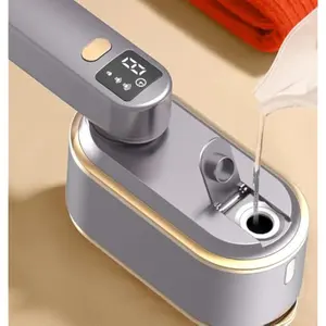 Handheld Steam Iron for Clothes – Foldable Garment Steamer with Ceramic Plate, Wet & Dry Ironing Machine, Portable for Travel & Home Use