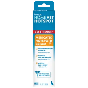 TropiClean HomeVet Hot Spot Cream for Dogs