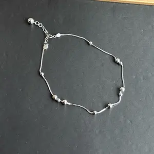 Silver 925 anklet bracelet - Tobillera de plata 925 italiana