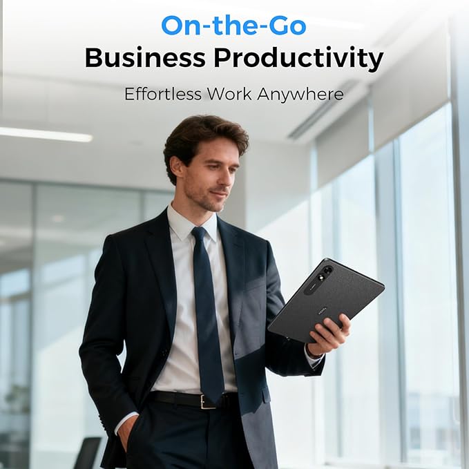 【C10pro】(FREE SIM CARD) FOXXD Unlocked Android 15  All-in-One Smart Tablet with Phone Function – 10.1" HD Display, 8MP Camera, 4GB+64GB, MediaTek Quad-Core, 5000mAh Battery, Bluetooth, Ideal for Studying, Work, Gaming & Watching Videos ，Top gift pick