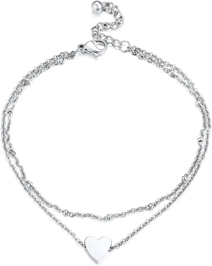 E: silver-heart layered