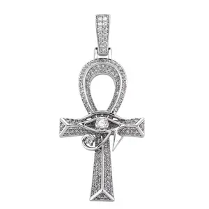 Eye of Horu Ankh Crosses Necklace Protective Jewelry for Men And Women