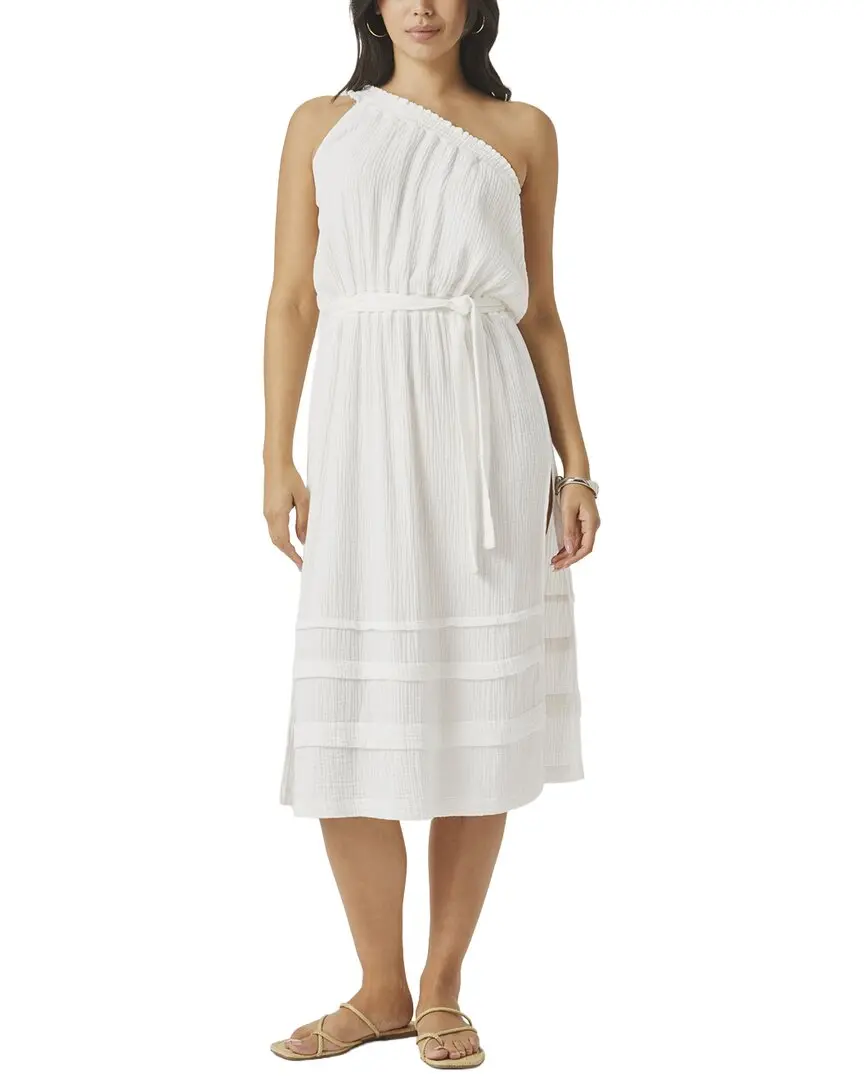 Splendid Ava Gauze One Shoulder Dress
