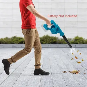 Cordless Leaf Blower 2 in 1 Mini Electric Leaf Blower Battery Powered for Lawn Care Yard Blown Leaves Snow Adjustable Speed Dual Function Built-in Safety Protections