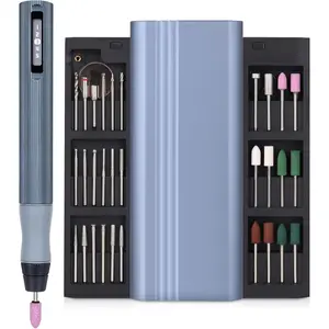 Tool, Engraving Pen with 30 Engraving Bits, 5 Speed, OLED Screen Display Speed and, Big No Core Motor