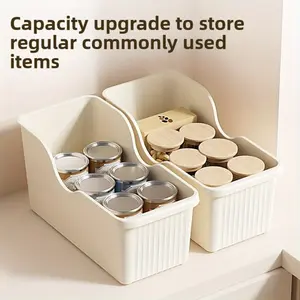 3PCS Rolling Cabinet Organizer Set, 4-Bin 8-Wheel Storage System for Kitchen Cabinets and Pantry, Space-Saving Under Sink Shelf for Pots, Pan Lids, Seasonings and Frying Pans, Assembly Required