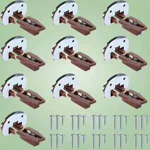 168 Drawer Slide Guides Replacement - Heavy Duty Dresser and Nightstand Repair Parts - 10 Sets of Rite-Trak II Compatible Tracks - Smooth Gliding Mechanism - Durable Drawer Slides for Furniture