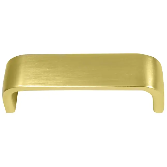 Strategic Brands 86104 96 mm Center to Center Soho Centers Handle Drawer Pull - Matte Brushed Brass