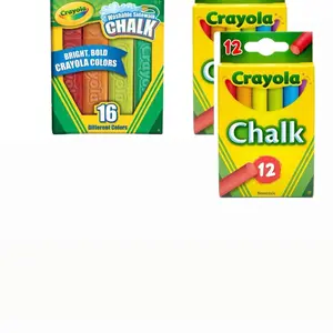 40ct Crayola Chalk Bundle- 24 Colorful Chalk Sticks