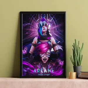 Arcane League Of Legends Animation Movie Poster, Canvas Print, Room Decor, Home Decor, Wall Art, Posters Gifts