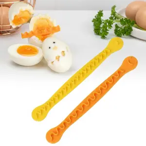 3-in-1 Egg boiler slicer cutter; easy-to-Clean, Rust-Proof, Safe Design for Perfect Breakfast Eggs and Bento Decoration. Must-Have Kitchen Tool.