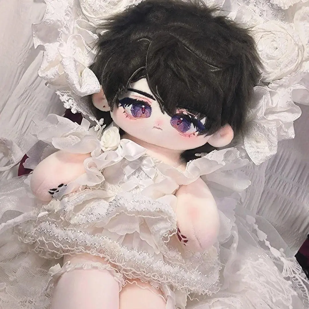 Love and Deepspace Caleb Attributes Handsome Boy Plush Cotton Long Leg Body DIY Dress Up Figures Plushie 30cm Halloween Gift
