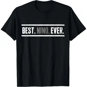 Cotton Short Sleeves Nino Spanish Mexican Godfather Father's Day T-Shirt
