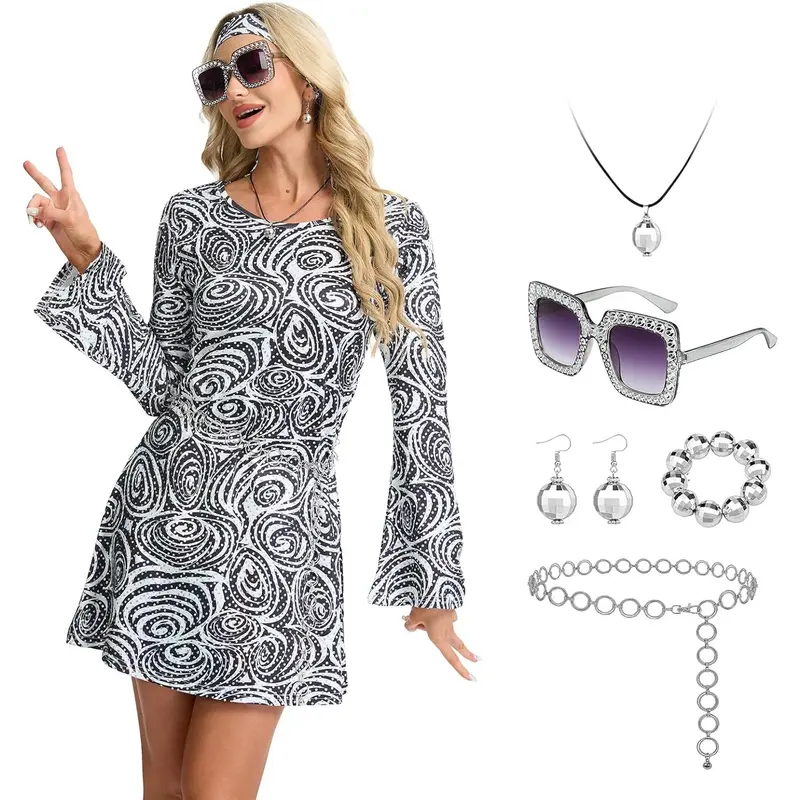 disco dress 70s - TikTok Shop disco dress 70s - TikTok Shop