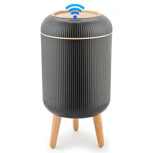 Smart Sensor Trash Can, Waterproof Automatic Plastic Waste Bin, Hygienic Hands-Free Garbage Can for Kitchen, Bathroom, Bedroom, Office & Outdoor