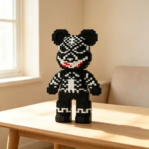 2100pcs Bearbrick Style Micro Building Blocks | Aesthetic Designer Art Toy