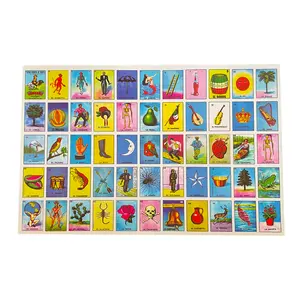 Mexican Lotería Card Design Placemats (4 Piece Set)