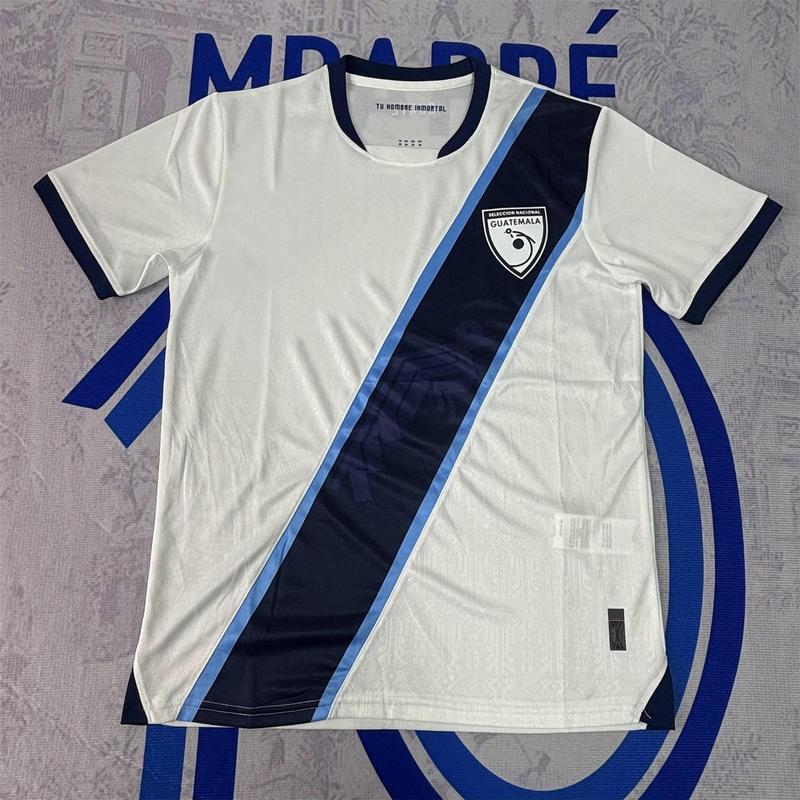 2025 Guatemala National Team Away Blue Short Sleeve Soccer Jersey Fans Version Breathable