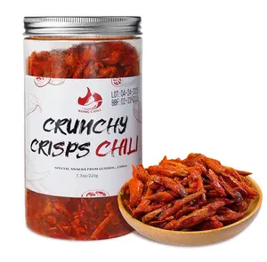 KONGCHILI Spicy Crunchy Chili Crisps (7.7oz/220g) | Sichuan Style Fried Pepper Snack & Food Topper | Keto, Vegan, Zero Sugar, No MSG | Savory Sesame Chili Oil Chips for Rice, Noodles & Stir-fry