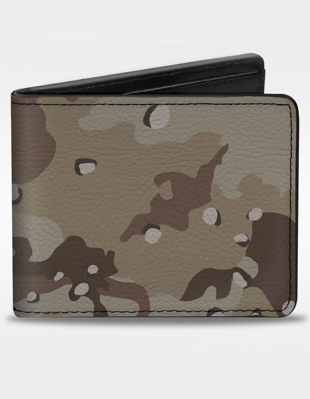 BUCKLE-DOWN  Mens Desert Camo Bifold Wallet, Multi-Colored