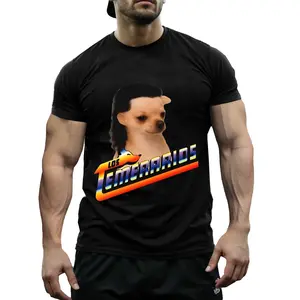 Los Temerarios Funny Dog T-Shirt for Small Medium Dogs - Lightweight Cotton Crewneck Pet Tee - Trendy Band Fan Gift for Dog Mom Dad - Moves with Your Pup