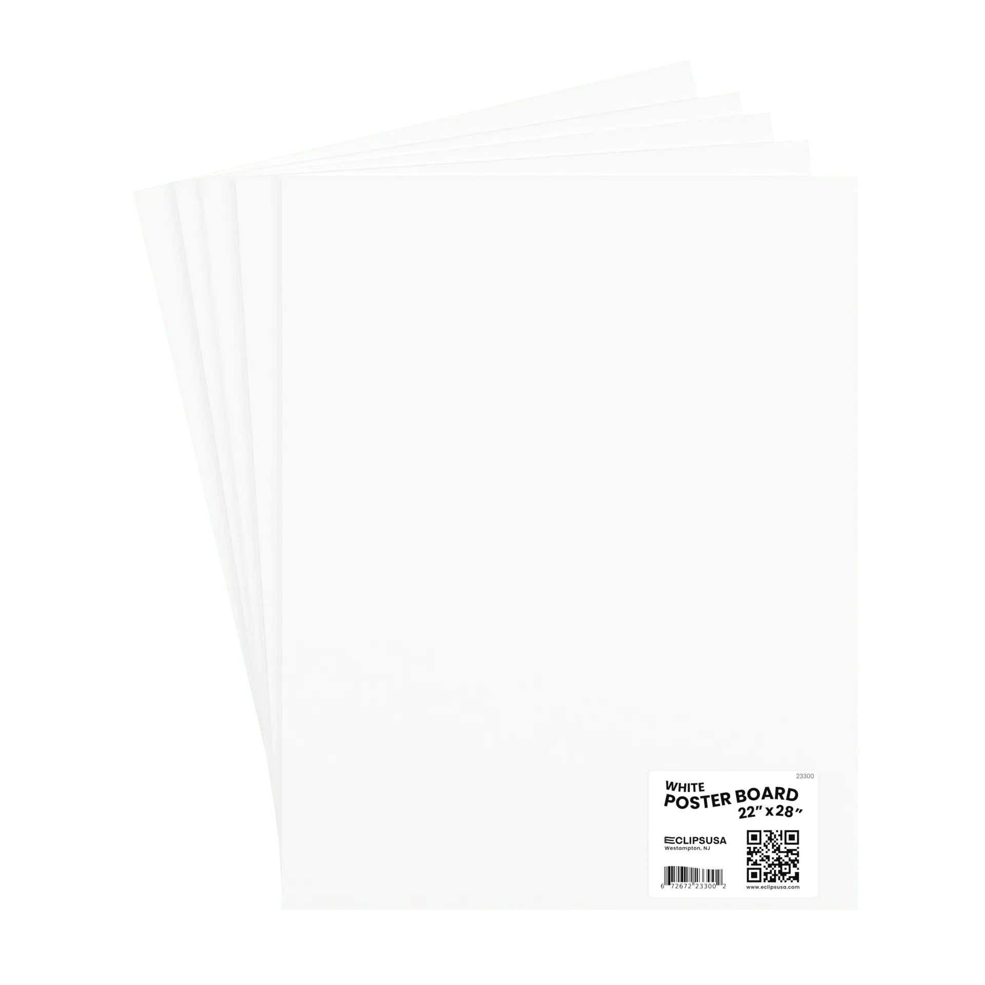 Large White Poster Boards - 22 X 28 Inches