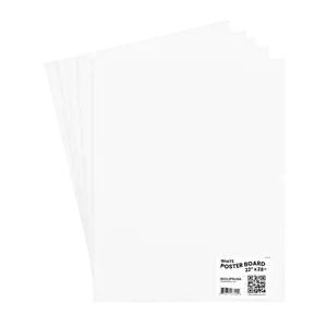 Large White Poster Boards - 22 X 28 Inches