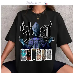 Ghost Band Papa Emeritus Shirt, Swedish Rock Music Merch, Metal Concert Tee, Satanic Panic Graphic Top, Occult Art Apparel: shirt for her, shirt for him, Shirt for you